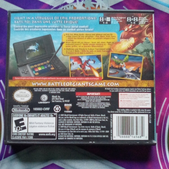 Nintendo DS Game Battle Of Giants Dragons - Picture 2 of 6